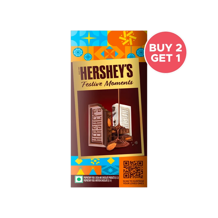 Hershey's Festive Moments Assorted Chocolate Gift Pack - Buy 2 Get 1 Free