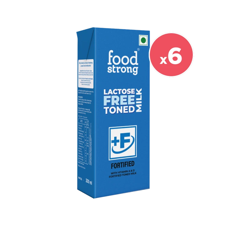 Foodstrong Lactose Free Milk - Pack of 6