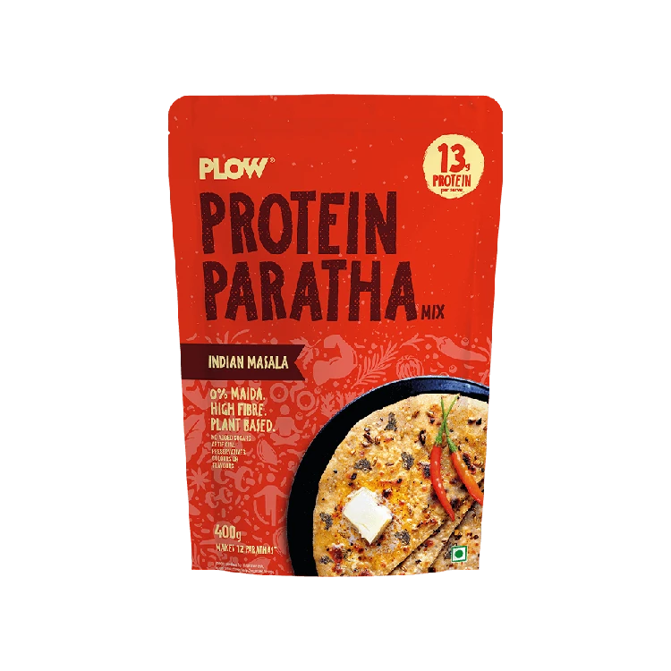 Plow Protein Paratha Flour Mix (Indian Masala) - Plant Based