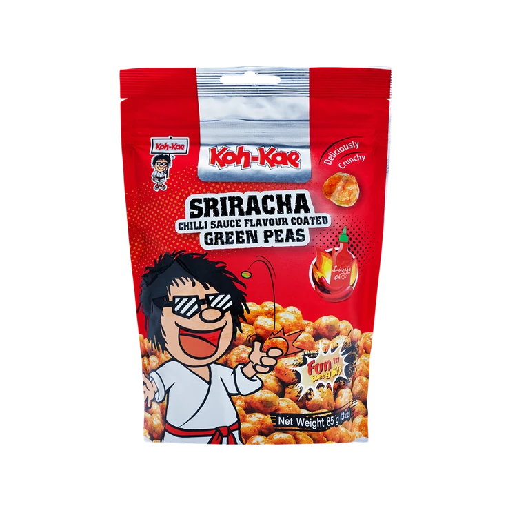 KOH KAE Sriracha Chili Sauce Flavour Coated Green Peas