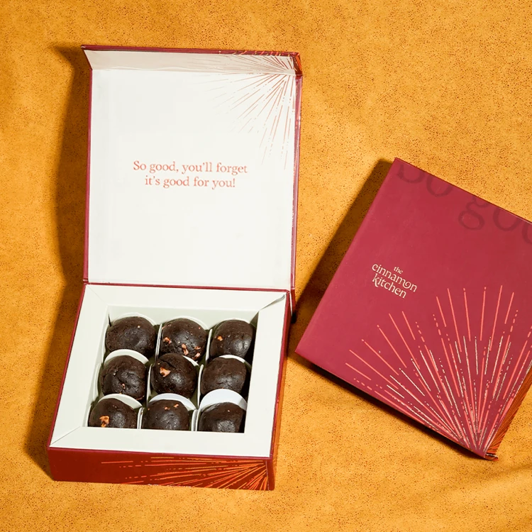 The Cinnamon Kitchen Cacao, Hazelnut & Date Fudge Brownie Gift Box