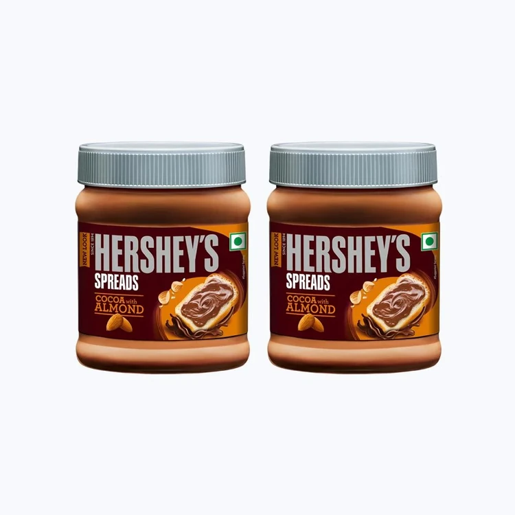 Hershey's Cocoa with Almond Chocolate Spread - Pack of 2