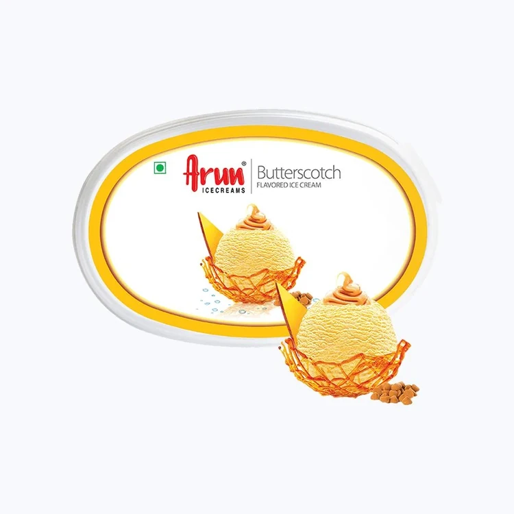 Arun Butterscotch Flavoured Ice Cream Tub
