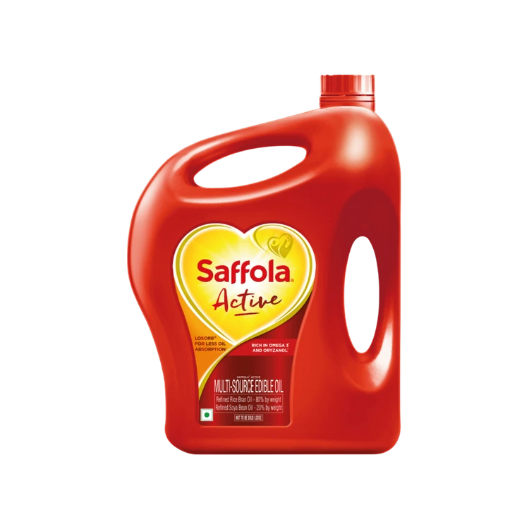 Saffola Active Rice Bran & Soyabean Blended Cooking Oil (Aduge Enne)