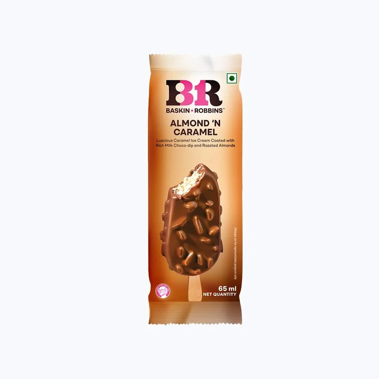 Baskin Robbins Almond & Caramel Ice Cream Stick