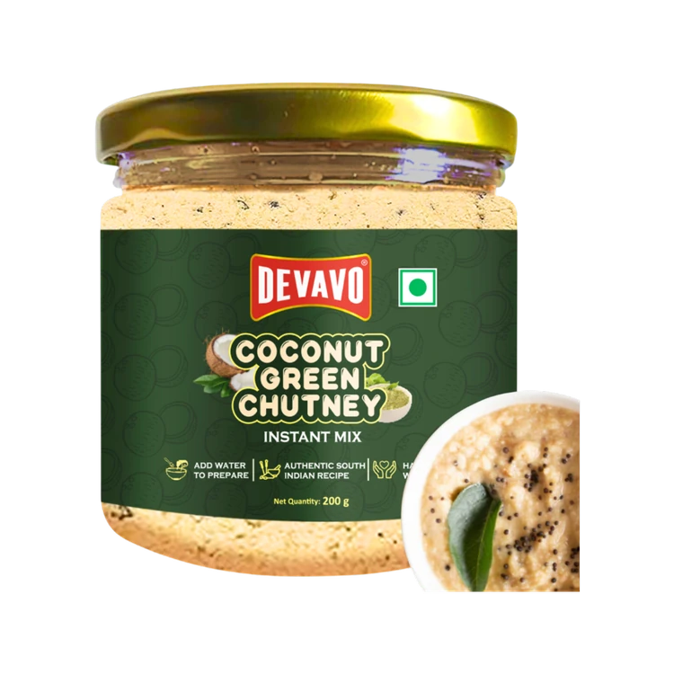 Devavo Instant Mix Green Coconut Chutney Powder