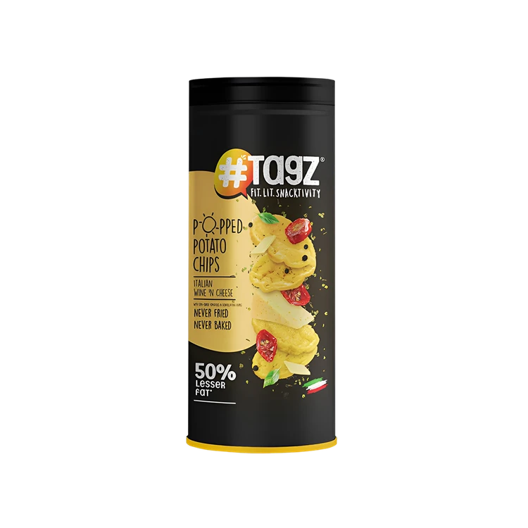 Tagz Italian Cheese Dribblin Popped Chips