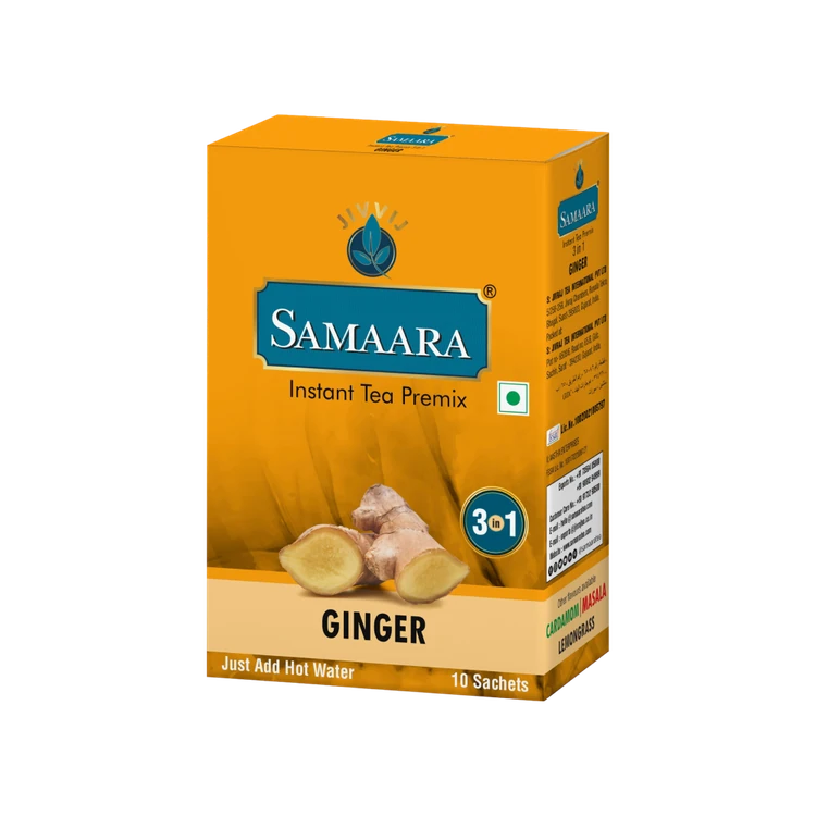 Jivvij Samaara 3 in 1 Ginger Instant Tea Premix