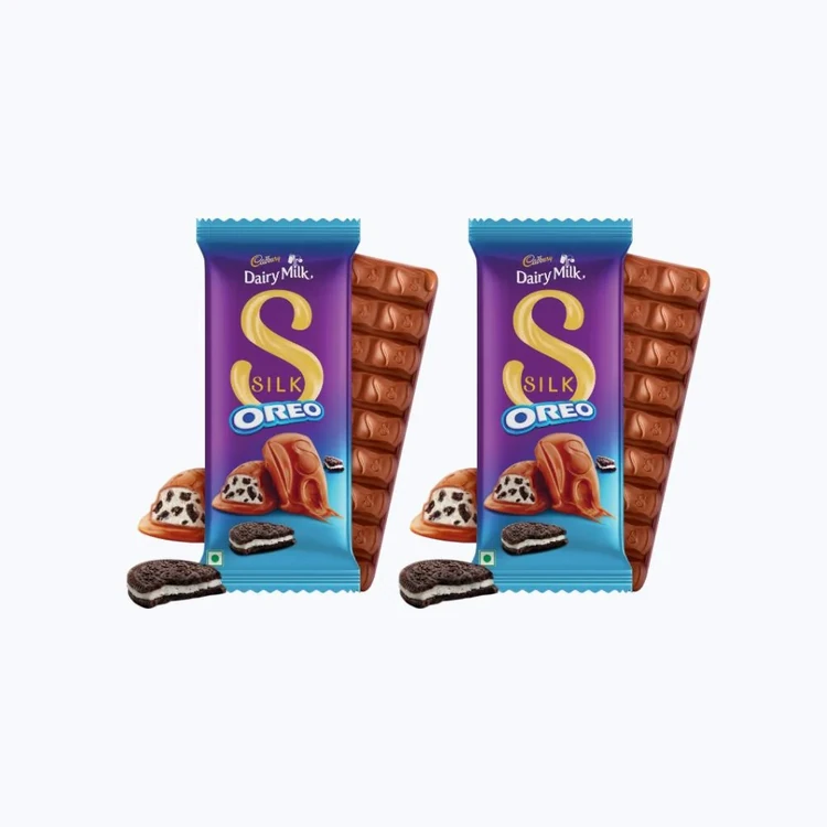 Cadbury Dairy Milk Silk Oreo Filled Bar - Pack of 2