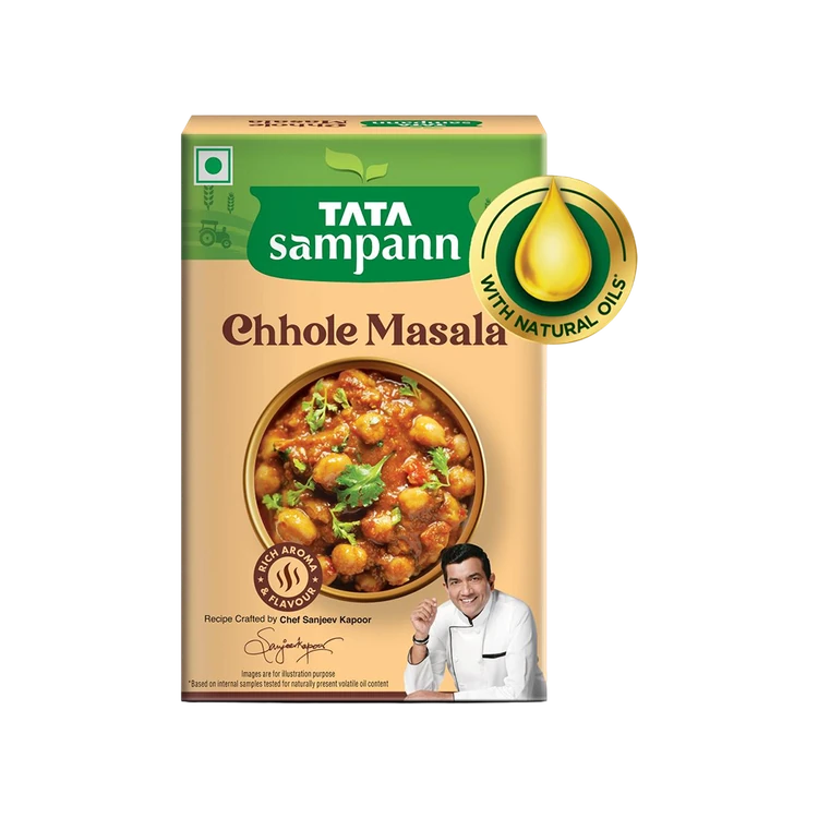 Tata Sampann Chole Masala with Natural Oils