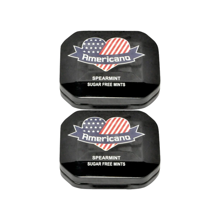 Americano Spearmint Sugar Free Mint Candies - Pack of 2