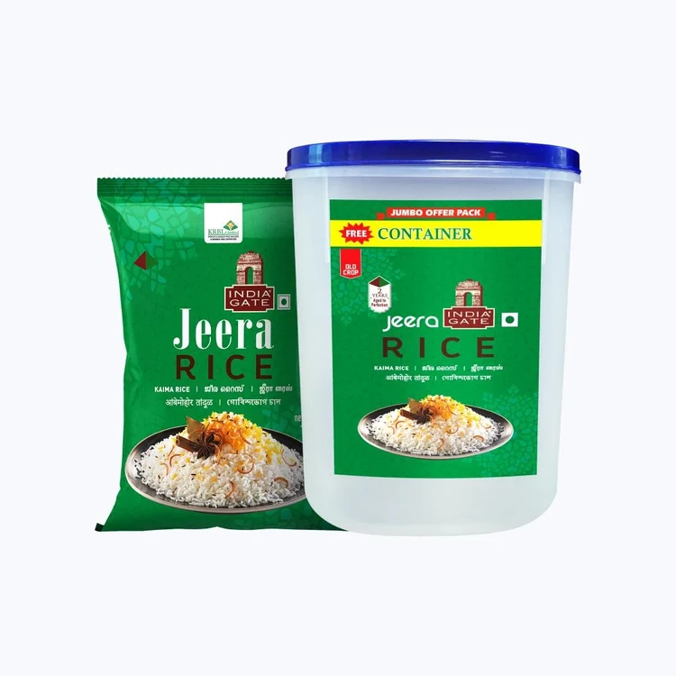 India Gate Jeera Rice Jar (Short Grain) (Jeerige Akki)
