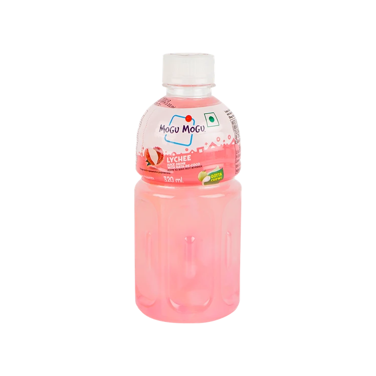 Mogu Mogu Lychee Fruit Drink with Nata De Coco