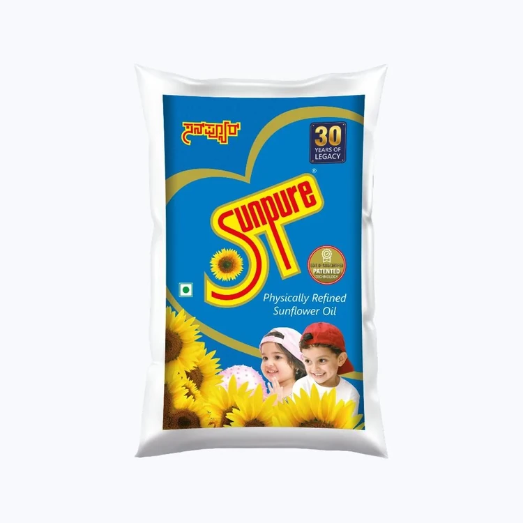 Sunpure Refined Sunflower Oil (Suryakanthi Enne)