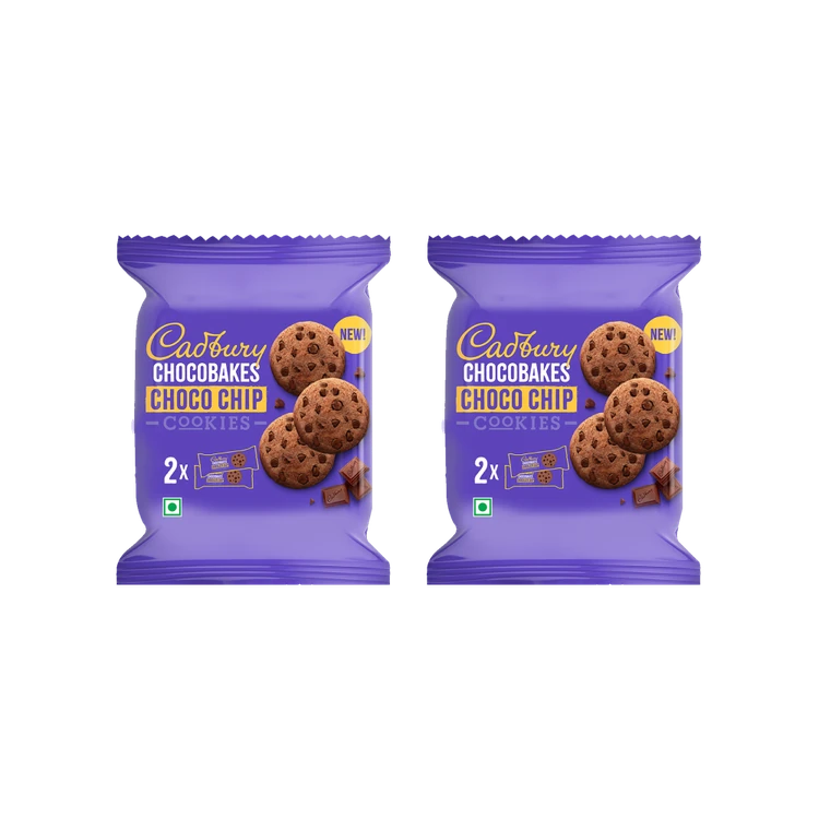 Cadbury Chocobakes Choco Chip Cookies - Pack of 2