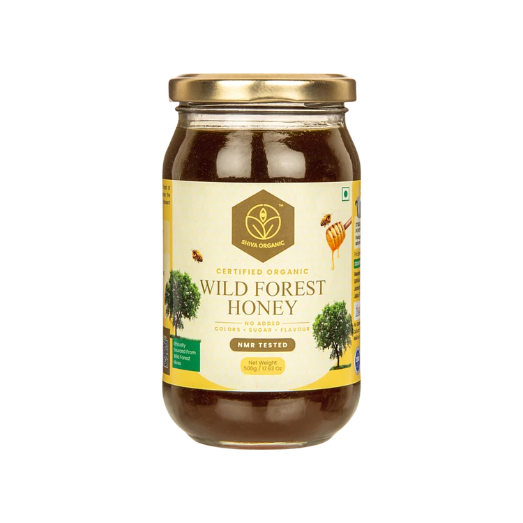 Shiva Organic Raw Wild Forest Honey