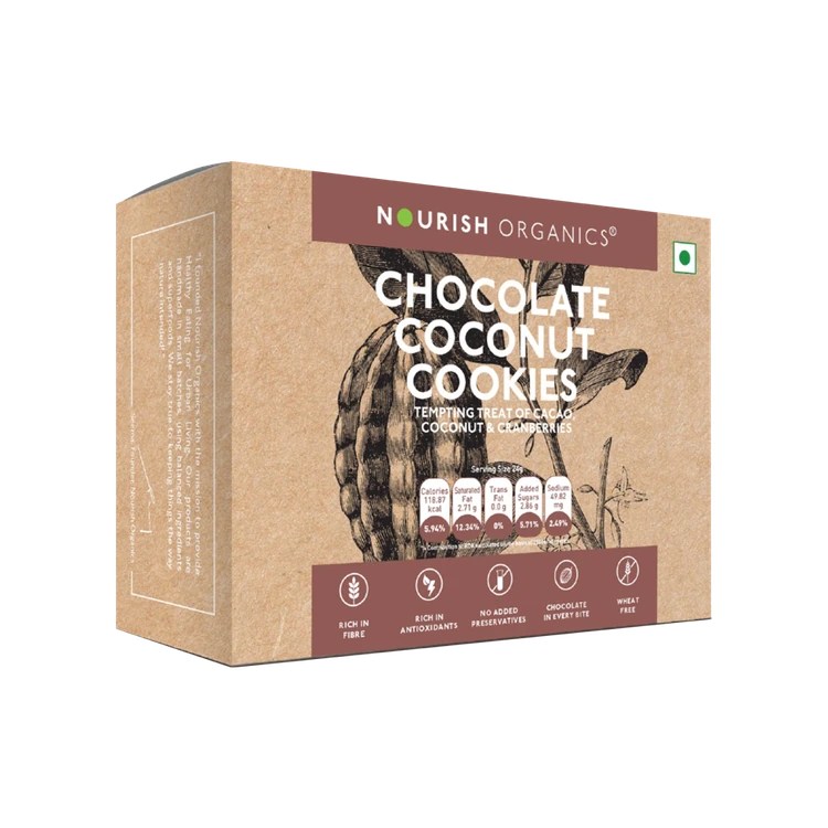 Nourish Organics Chocolate Coconut Cookies