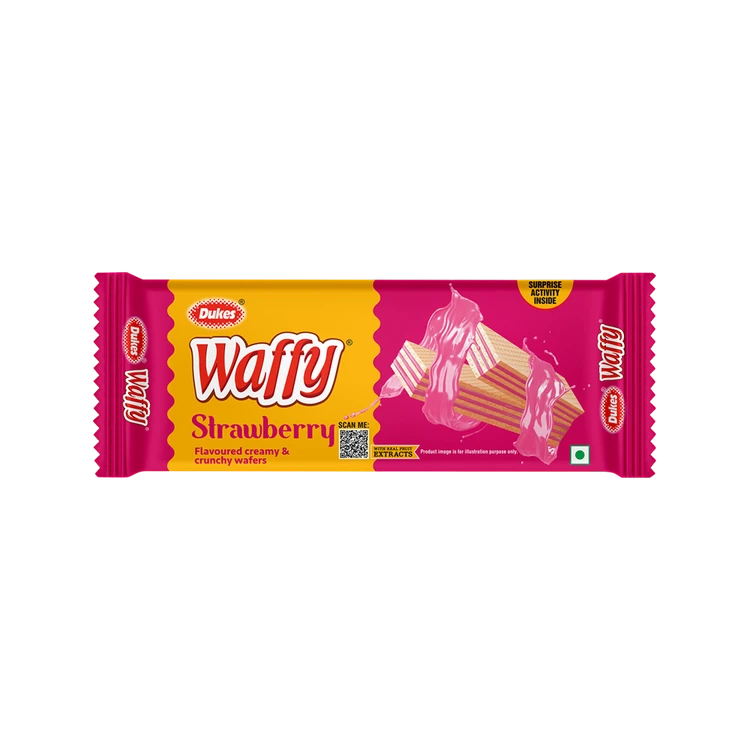 Dukes Waffy Strawberry Wafers