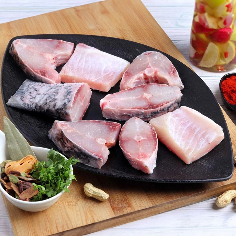 Kolkata Meat Rohu Bengali Cut Fish Without Head & Tail