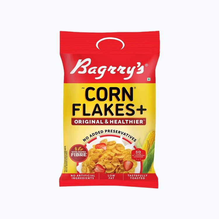 Bagrry's Corn Flakes Plus Original & Healthier (with Fibre Power)