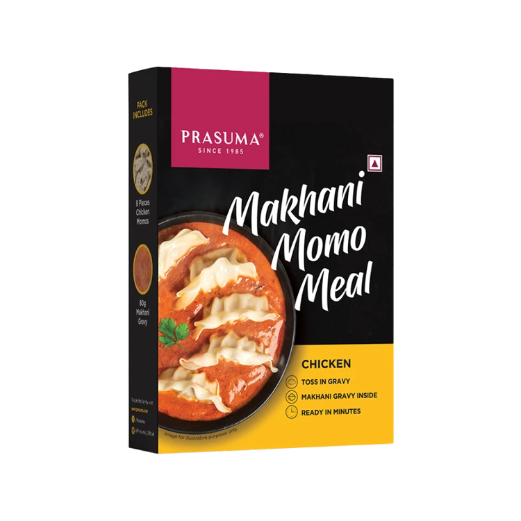 Prasuma Makhani Chicken Momos Meal