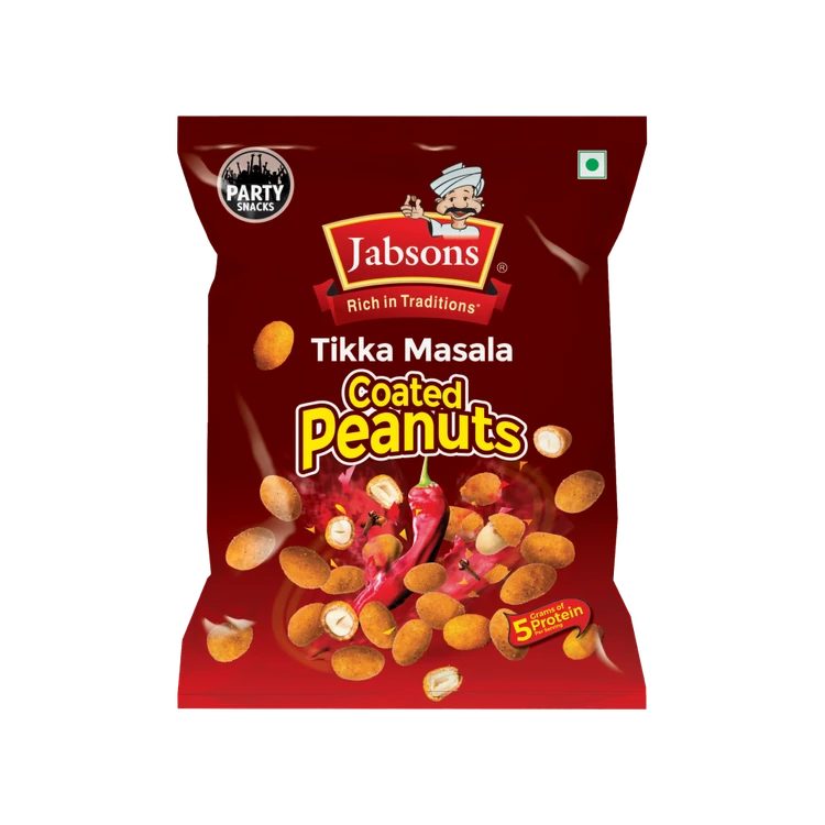 Jabsons Tikka Masala Coated Peanuts