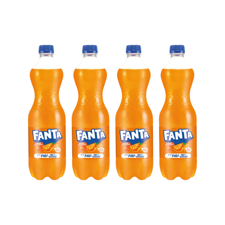 Fanta Orange Soft Drink - Pack of 4