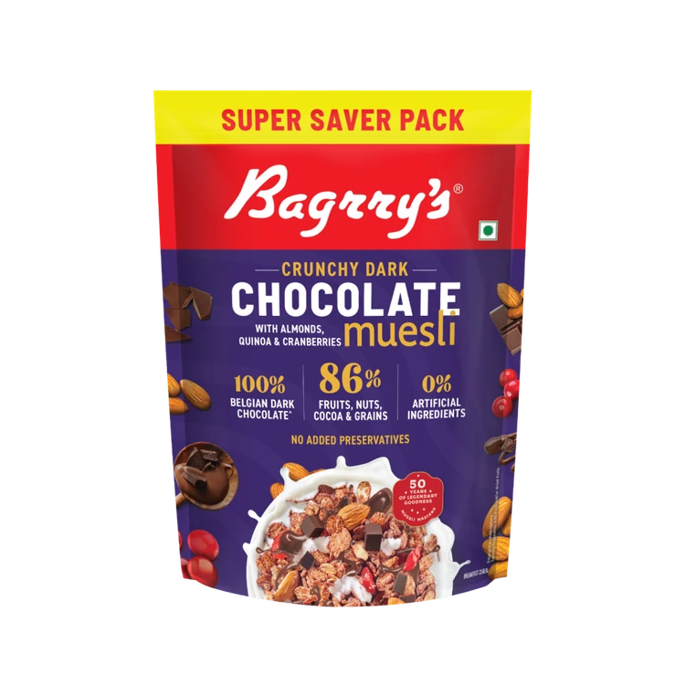 Bagrry's Crunchy Dark Chocolate Muesli