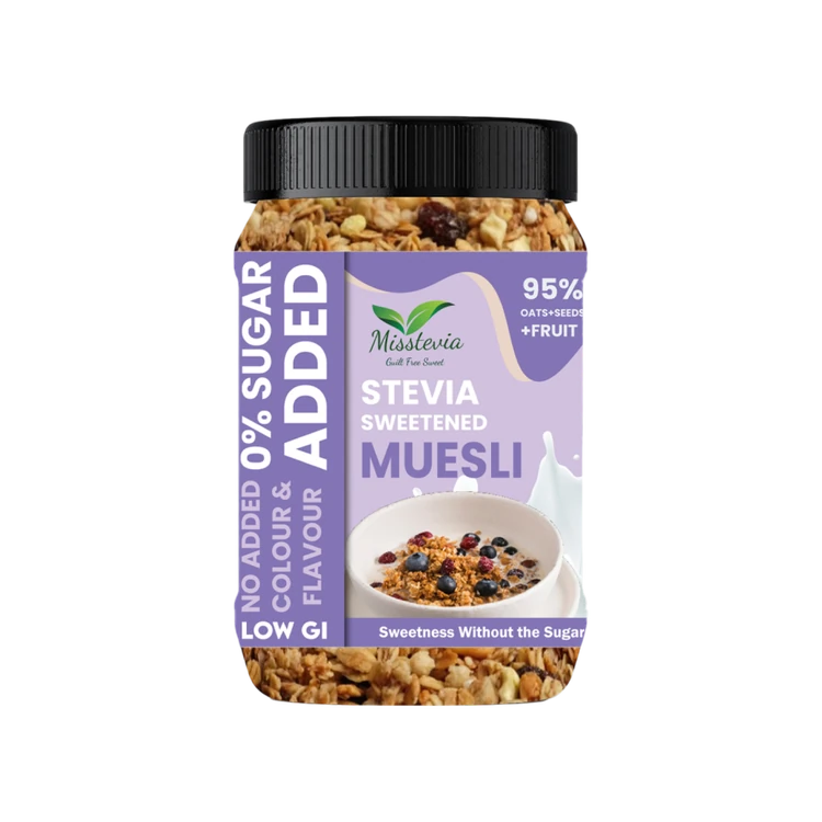 MISSTEVIA GUILT FREE SWEET Stevia Sweetened Muesli