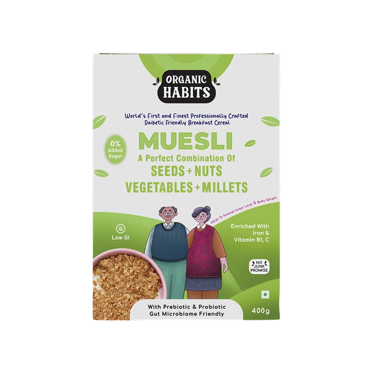 ORGANIC HABITS Diabetic Friendly Muesli