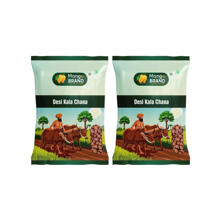 Mango Premium Desi Kala Chana - Pack of 2 (Kadle Kalu)