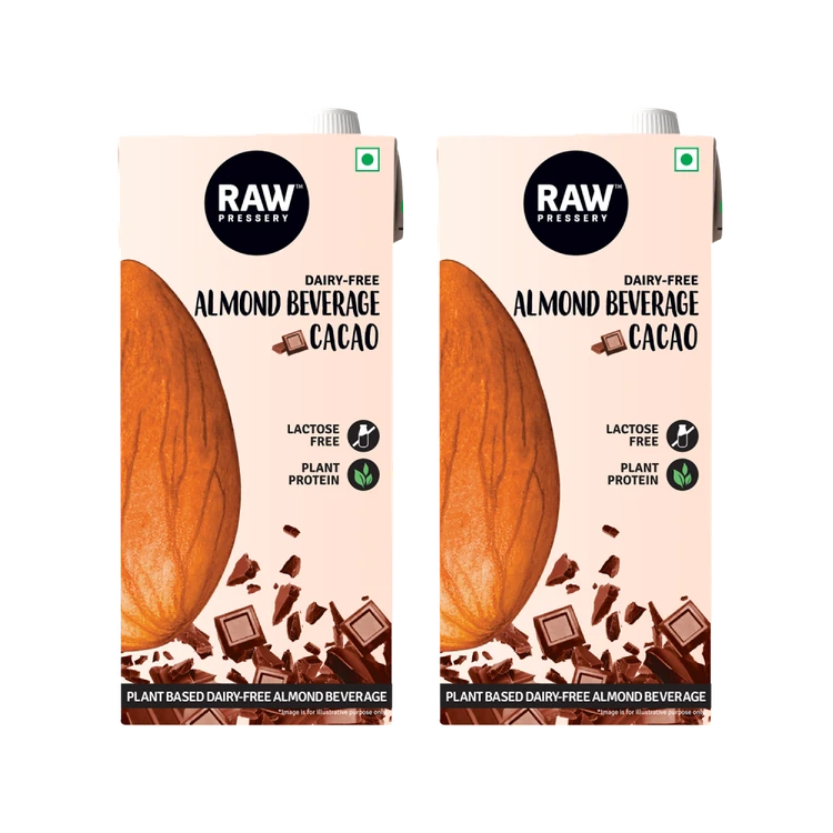 Raw Pressery Cacao Almond Beverage - Pack of 2