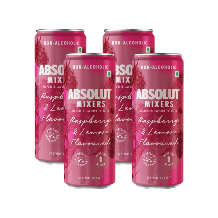 Absolut Mixers (Raspberry & Lemon Flavoured)