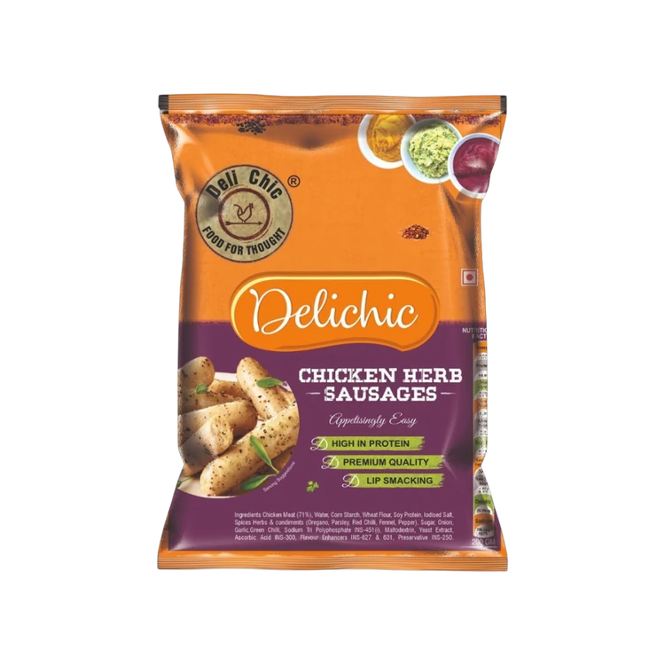 Delichic Herbs Chicken Sausage (Frozen)