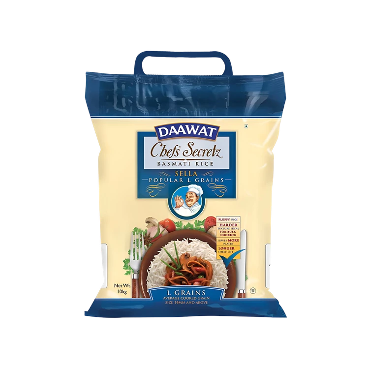 Daawat Chef's Secretz Popular Basmati L Grains Sella Rice (Long Grain) (Basmati Akki)