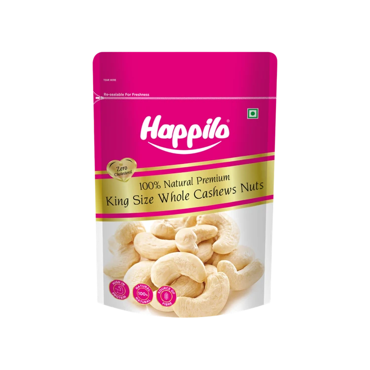 Happilo 100% Premium King size Whole Cashew (Godambi)