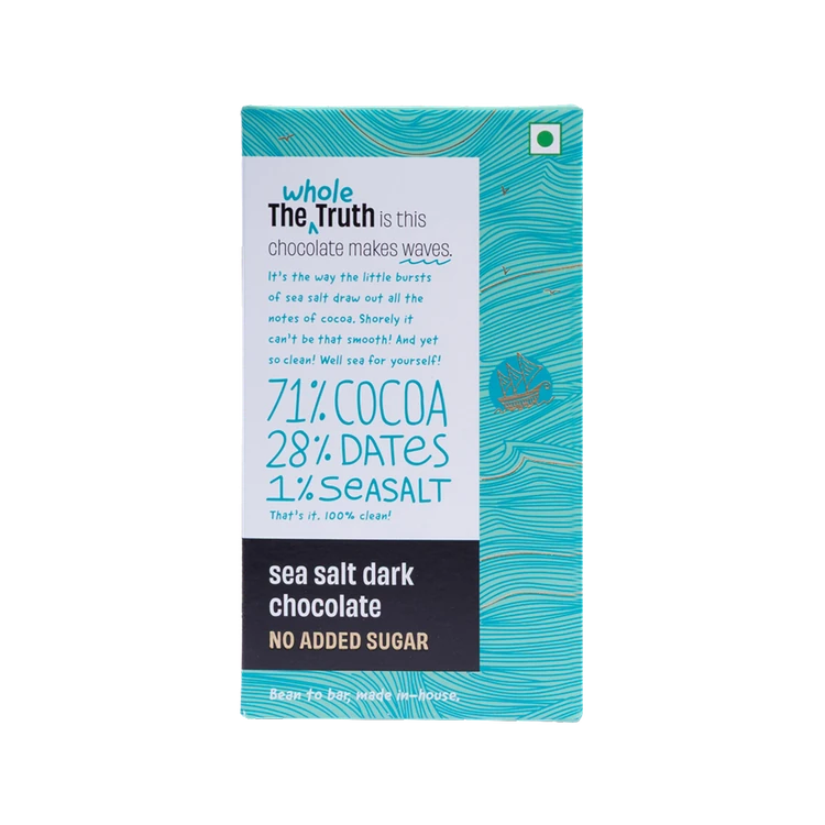 The Whole Truth Sea Salt Dark Chocolate Bar