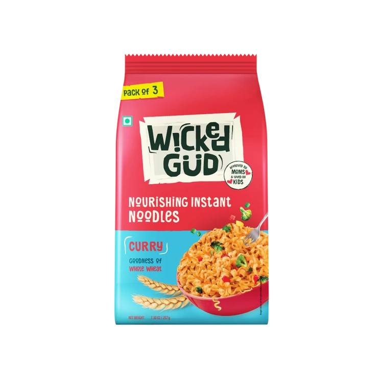 WickedGud Curry Instant Noodles