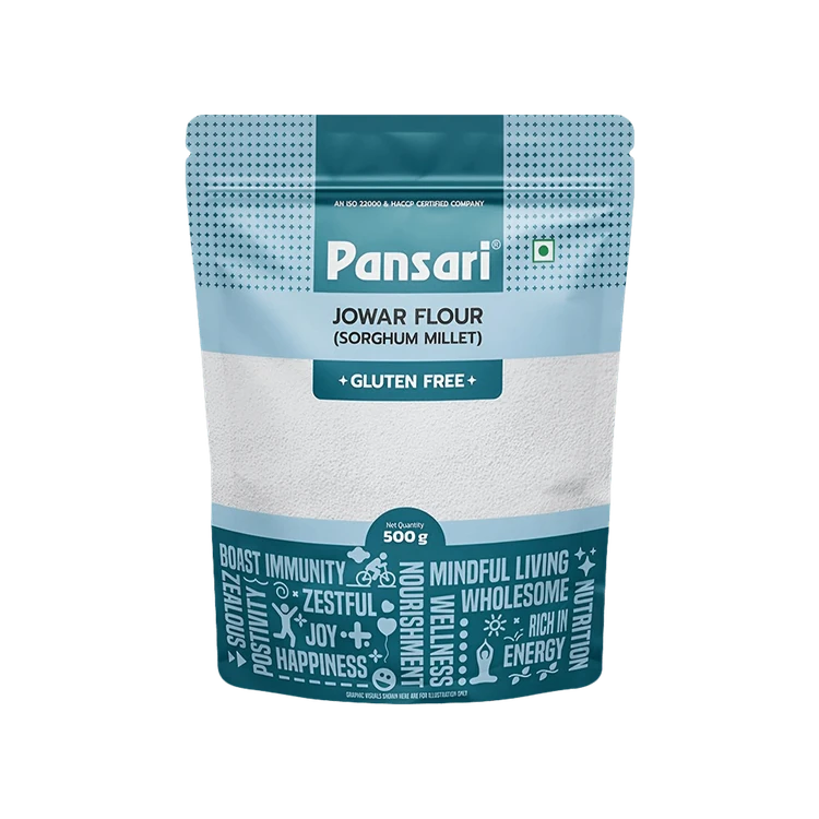 Pansari Jowar Flour (Sorghum Millet) (Jola Hittu)
