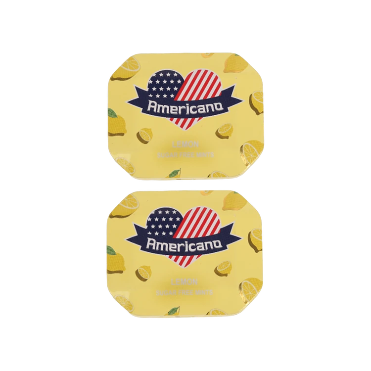 Americano Lemon Sugar Free Mint Candies - Pack of 2