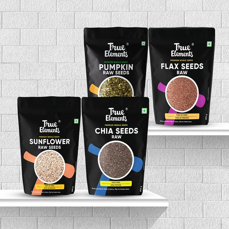 True Elements Premium Whole Healthy Diet Seeds Mix Combo