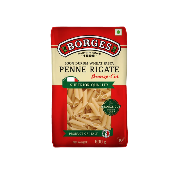 Borges Penne Rigate Durum Wheat Pasta