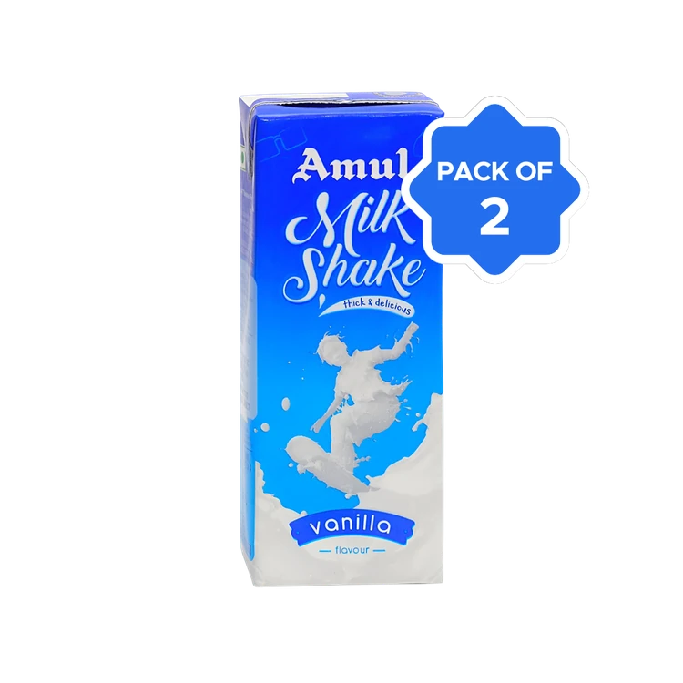 Amul Vanilla Milkshake - Pack of 2