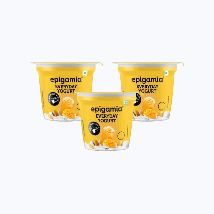 epigamia Everyday Mango Yogurt - Pack of 3