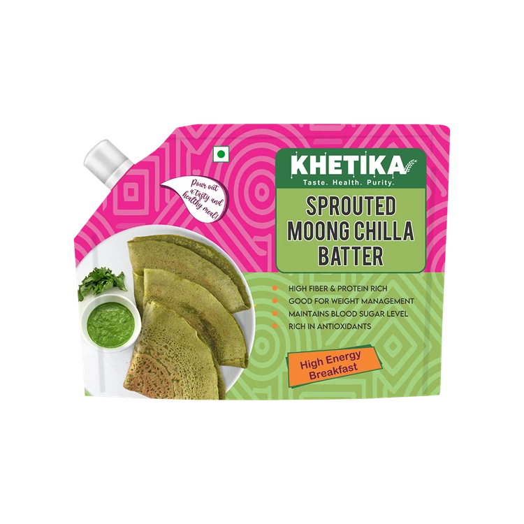 Khetika Sprouted Moong Chilla Batter