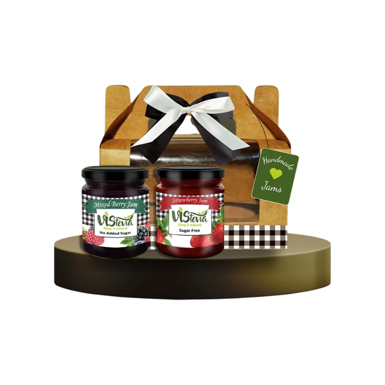 Vistevia Strawberry & Mixed Berry Jam Festive Pack