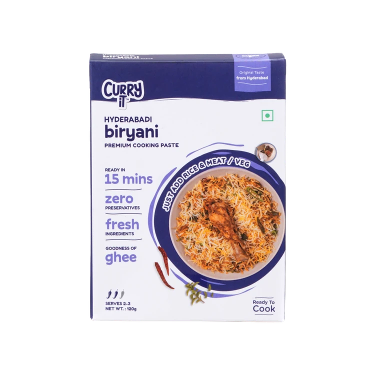 CURRYiT Hyderabadi Biryani Masala Cooking Paste