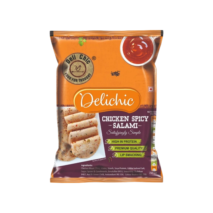Delichic Spicy Chicken Salami (Frozen)