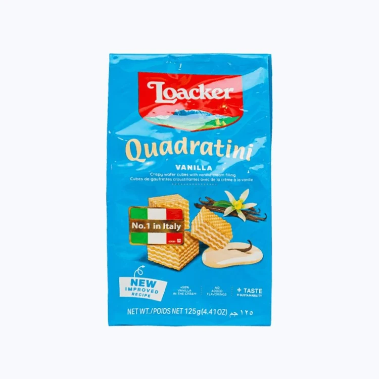 Loacker Quadratini Vanilla Wafers