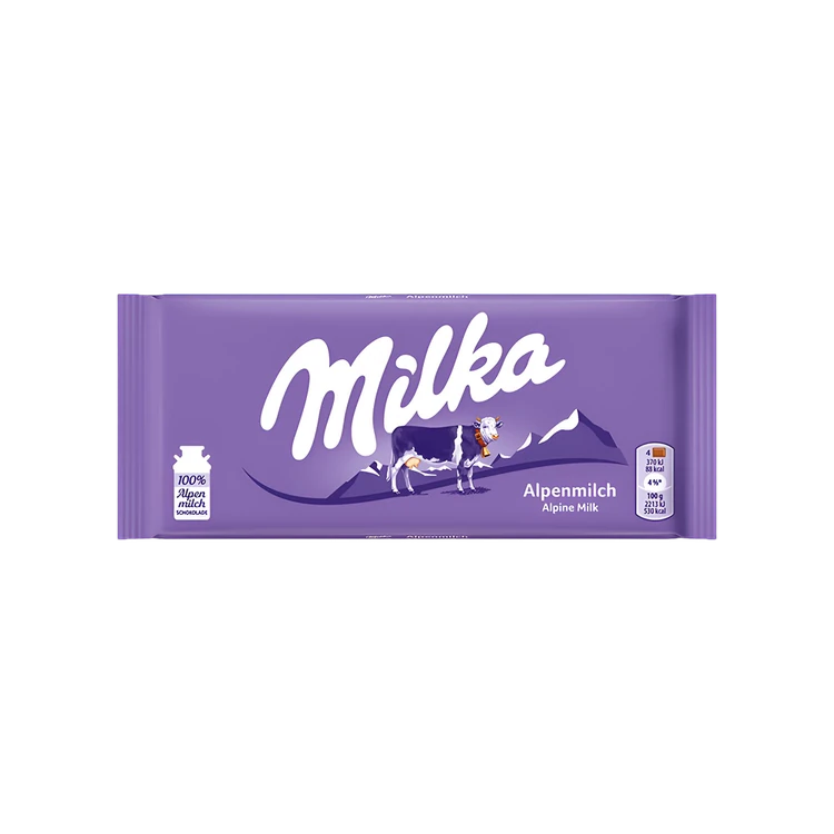 Milka Alpine Milk Chocolate Bar